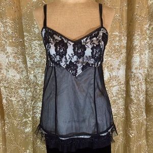 GUESS Lacey Black & White Camisole